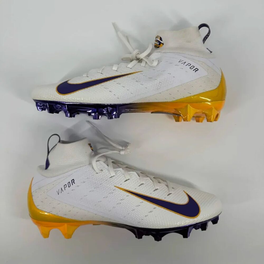 Nike Vapor Untouchable Pro 3 Size 13.5 LSU PE Cleats AQ8815-157